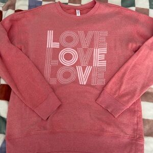Pink Graphic Sweatshirt